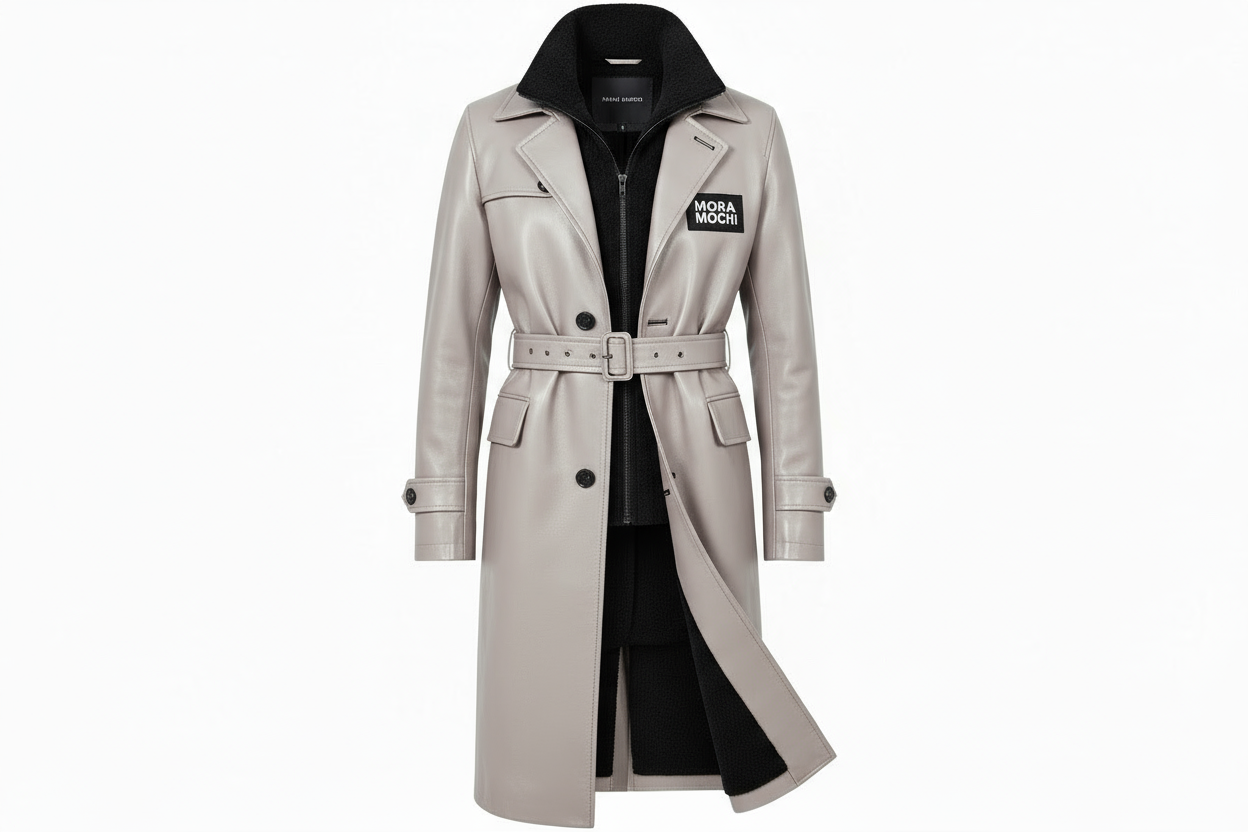 Women Long Leather Jacket (COWHIDE) by MORA-MOCHI